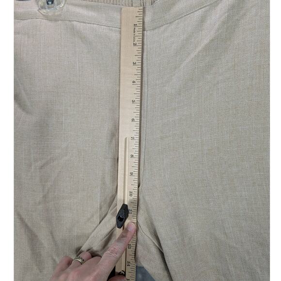 alfred dunner Pull On Pants Womens 16P Petite Brown Classic Fit Comfort Career - Picture 4 of 11